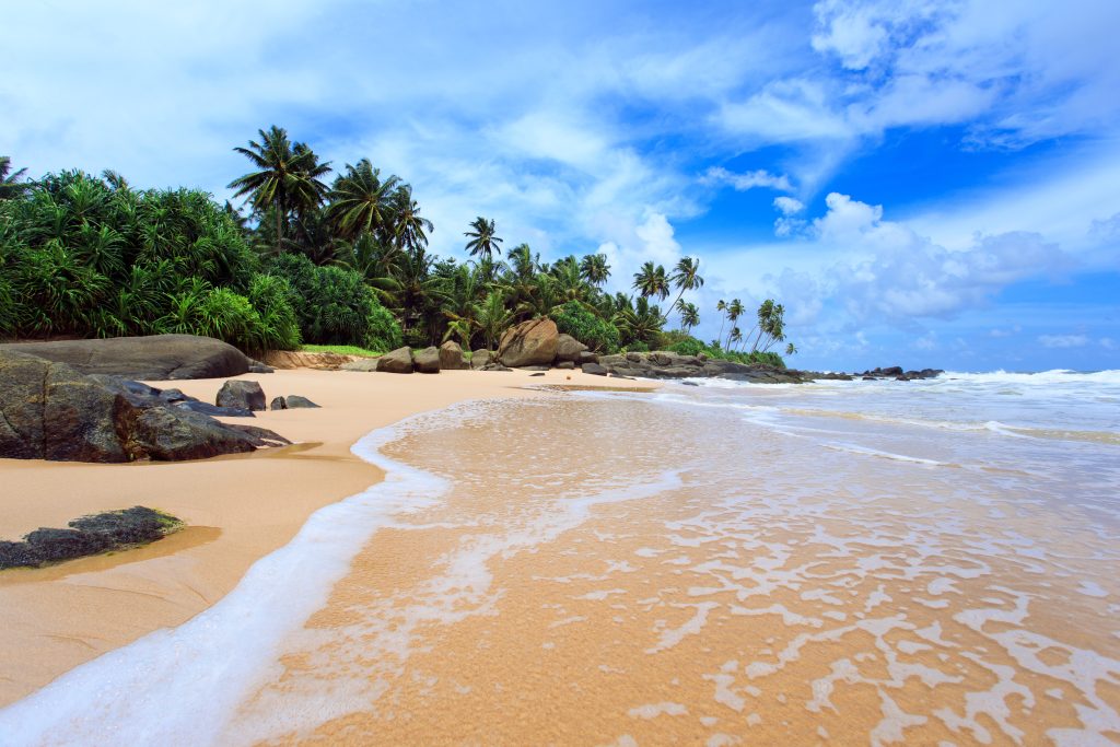 Bentota beach, Indian ocean, Sri Lanka