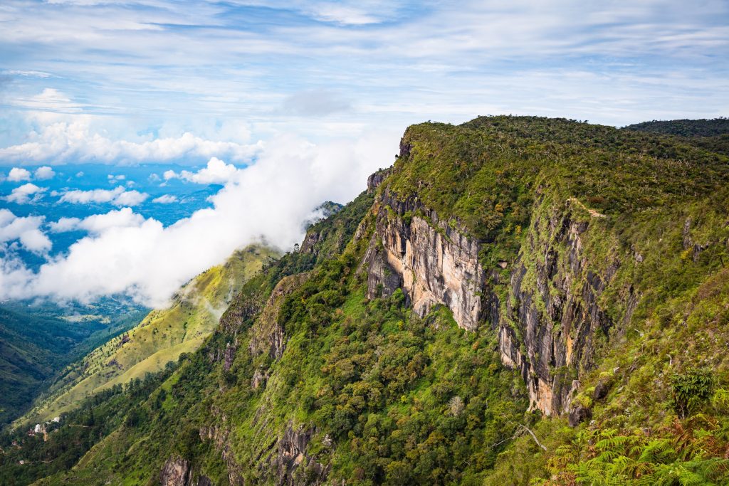 World's End Cliff, Horton Plains National Park, Sri Lanka