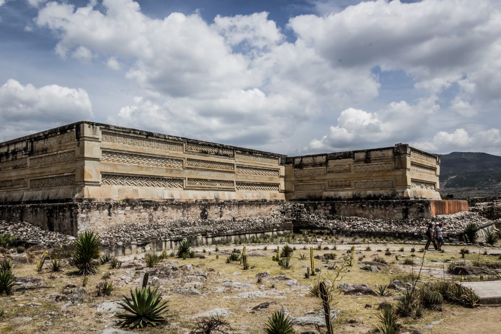 Prehispanic Mitla in Oaxaca Mexico and Hierve el Agua